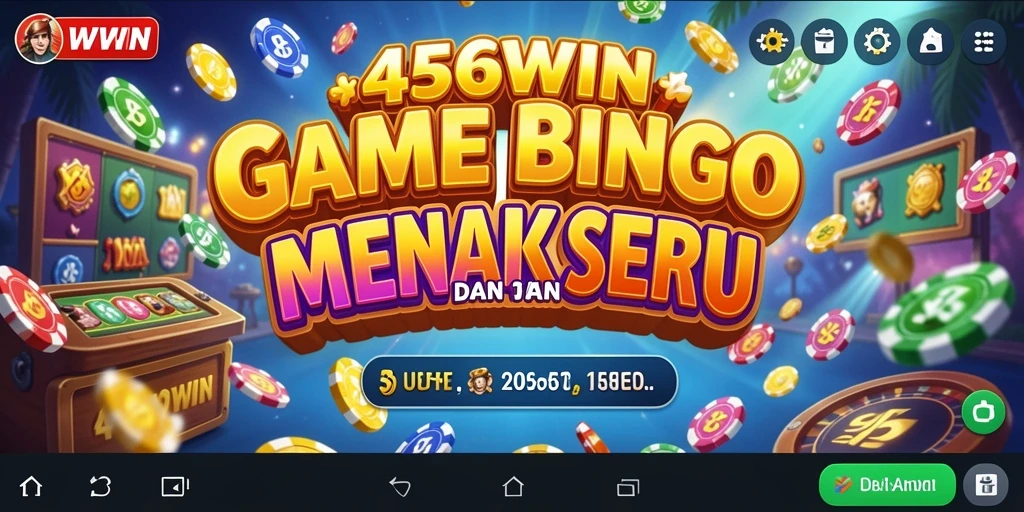 Screenshot gameplay 456WIN menampilkan suasana Bingo yang seru.