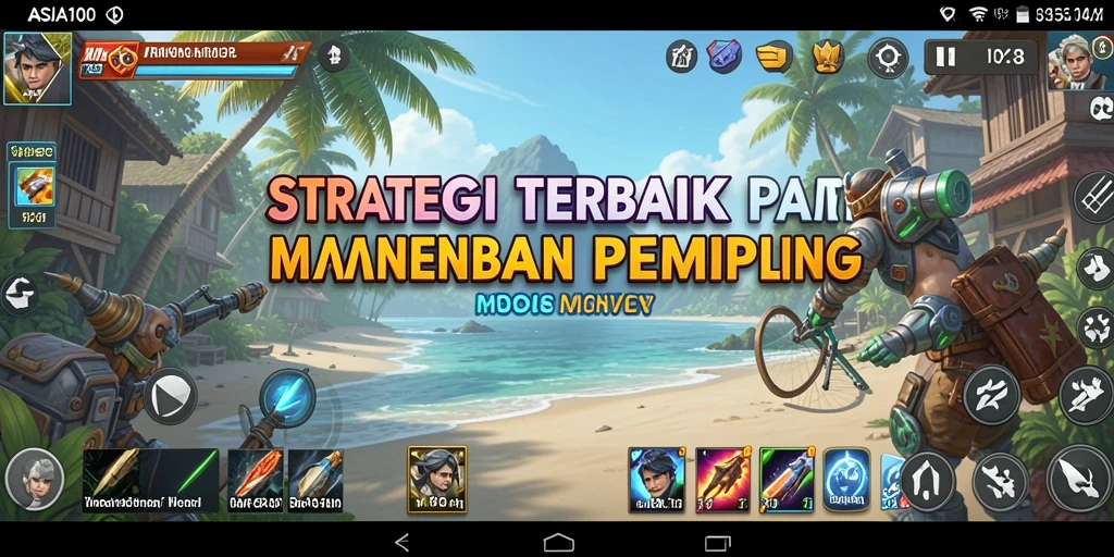 Tampilan gameplay ASIA100 yang strategis dan mendalam.