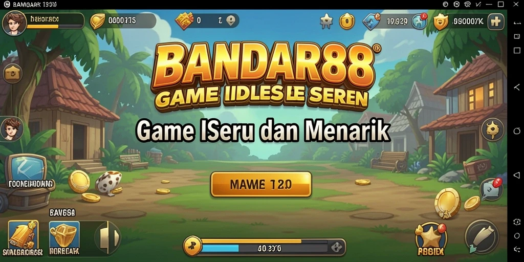 Screenshot BANDAR88 menampilkan karakter yang aktif dalam gameplay Idle.