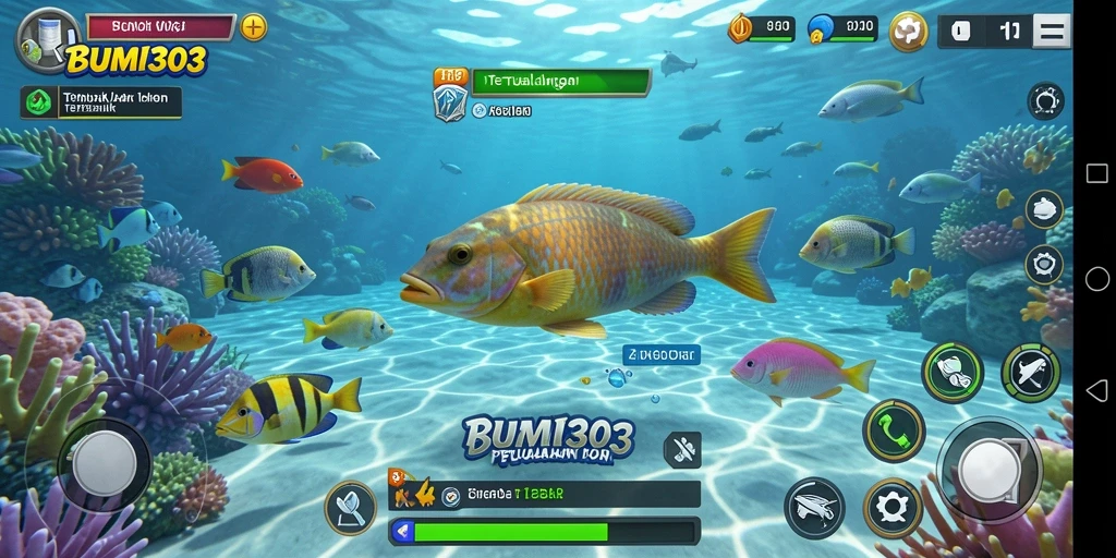 Gameplay seru menembak ikan di BUMI303.