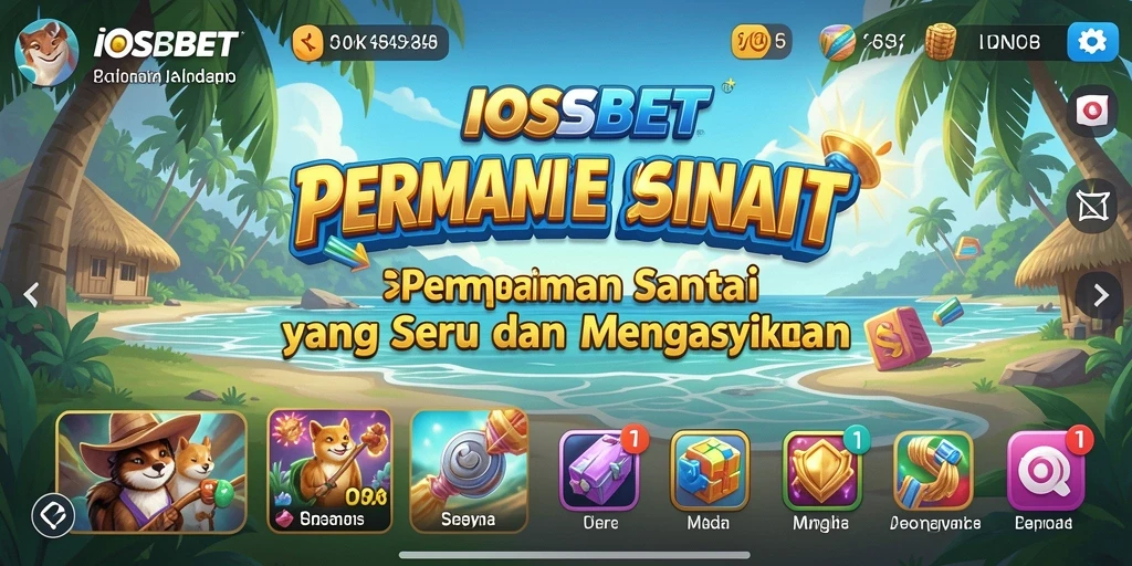 Tampilan gameplay seru dari IOSBET yang mudah dipahami.
