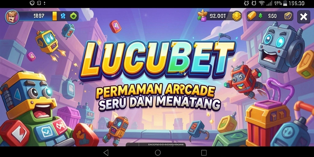Gameplay LUCUBET yang mengasyikkan dengan tampilan grafis cerah.