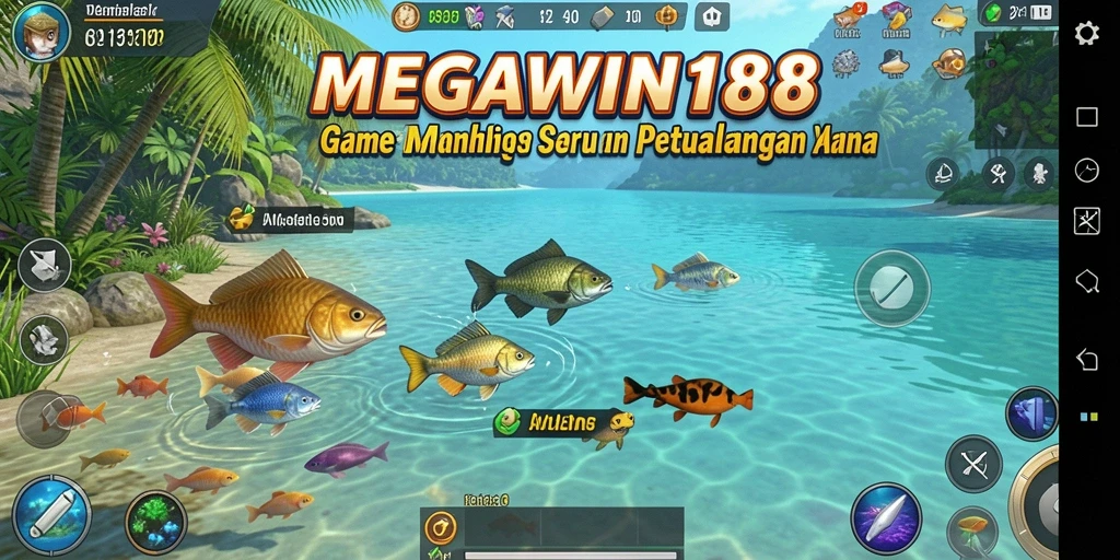 Tangkapan layar dari gameplay Fishing yang menarik di MEGAWIN188.