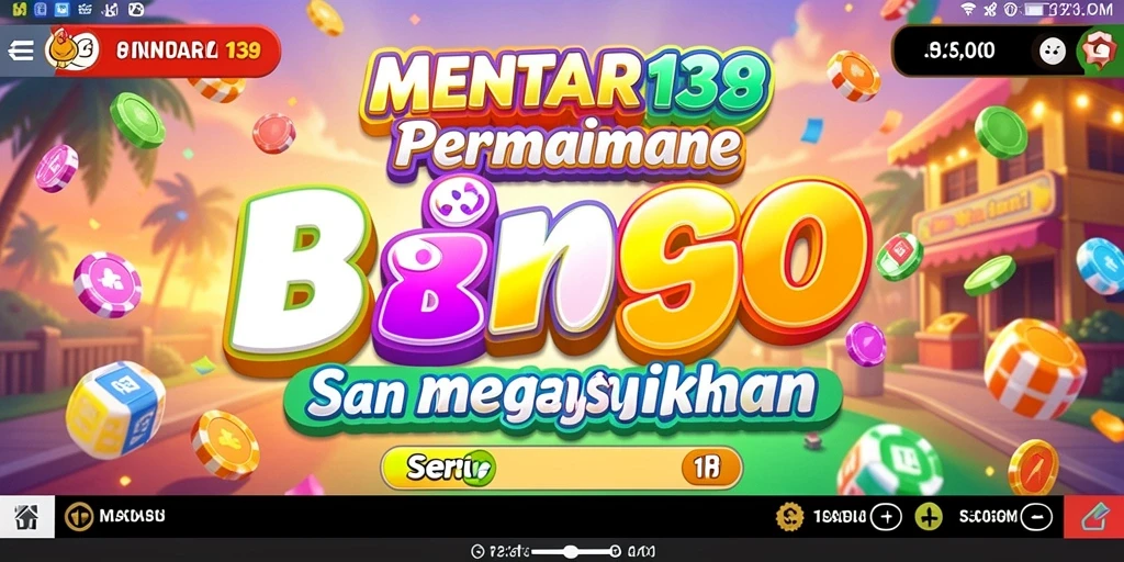 Screenshot gameplay seru dari MENTARI138 menunjukkan suasana Bingo yang mendebarkan.