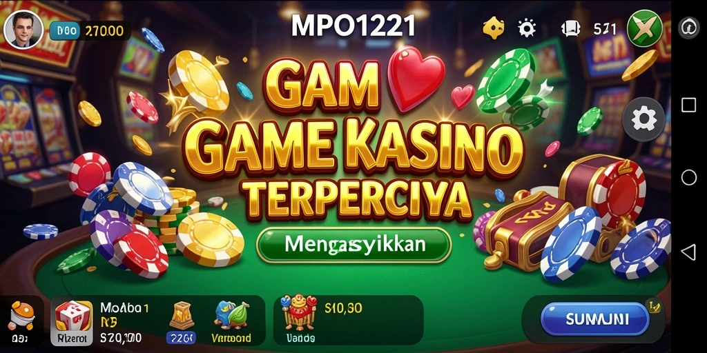 Tampilan gameplay menarik dan interaktif dari MPO1221.