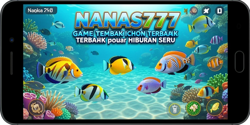Screenshot gameplay NANAS777 menampilkan aksi menembak ikan yang seru.