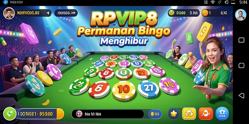 Screenshot menunjukkan antarmuka gameplay Bingo yang menarik.