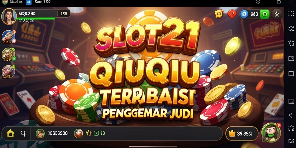 Tampilan gameplay SLOT21 dengan suasana permainan QiuQiu yang seru.